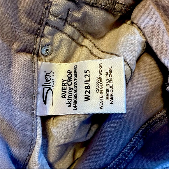 Silver Brand Cropped Denim size 28 - Picture 4 of 8